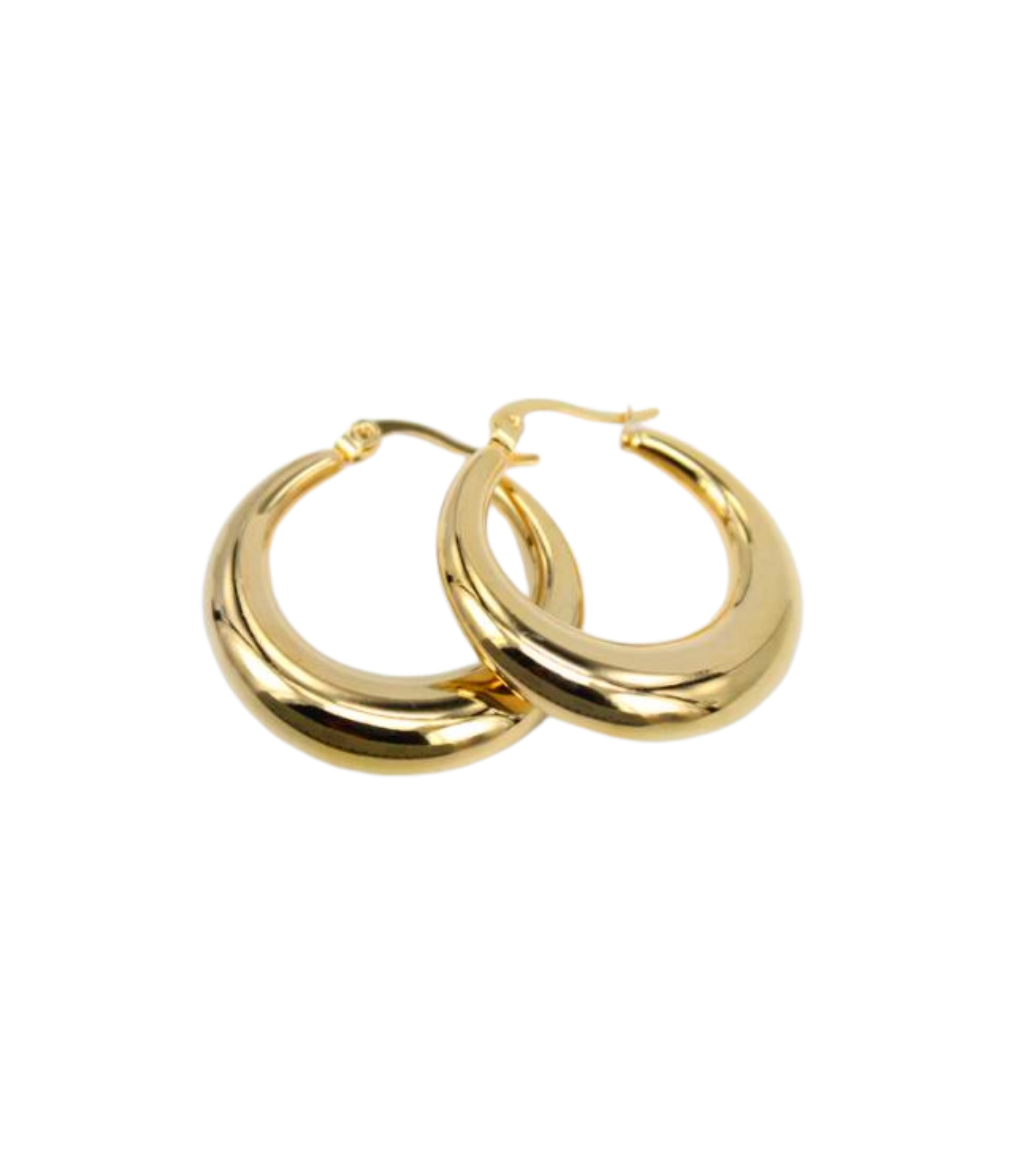Alicia Gold hoop earrings