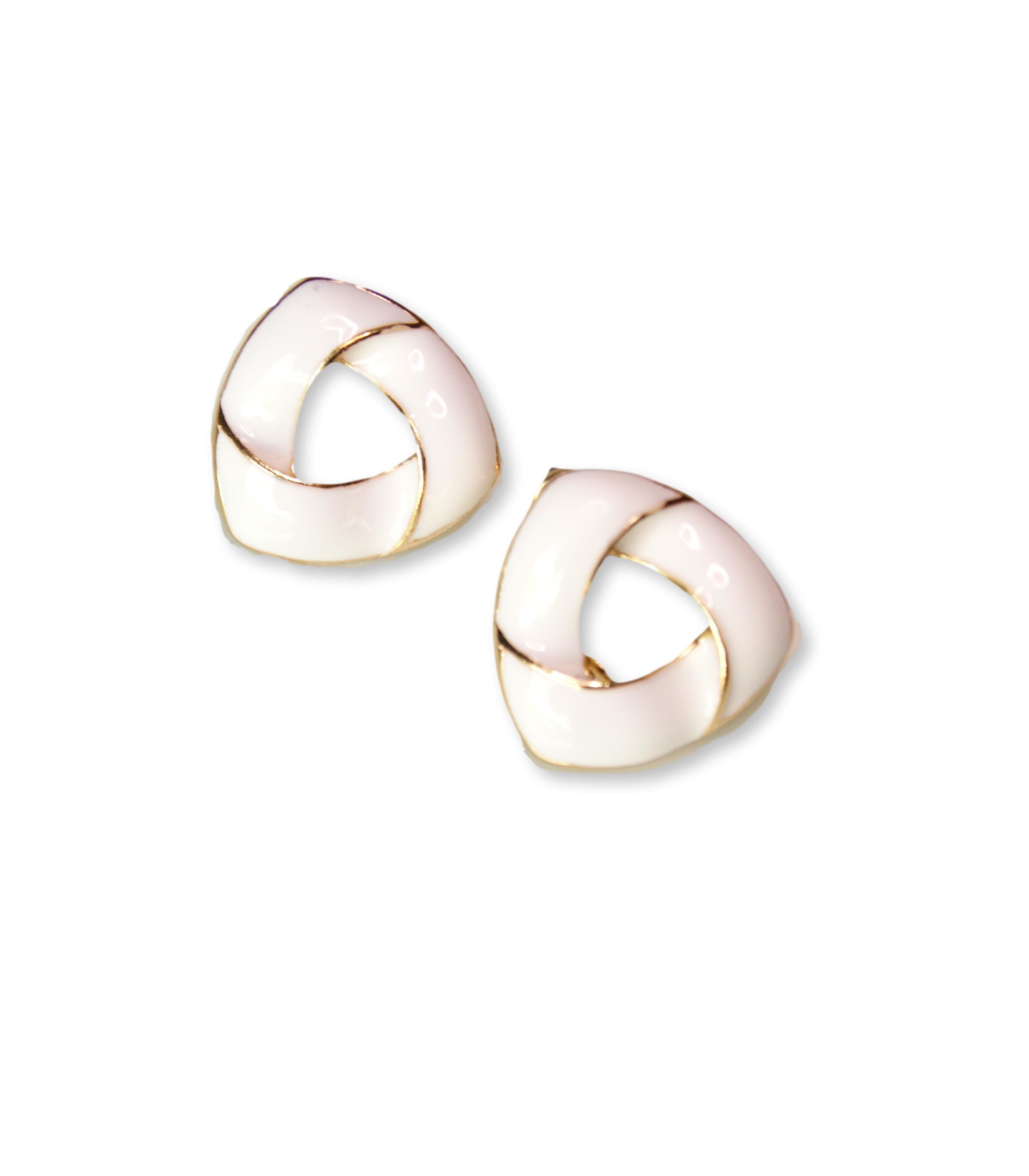 Bermuda Triangle stud earrings