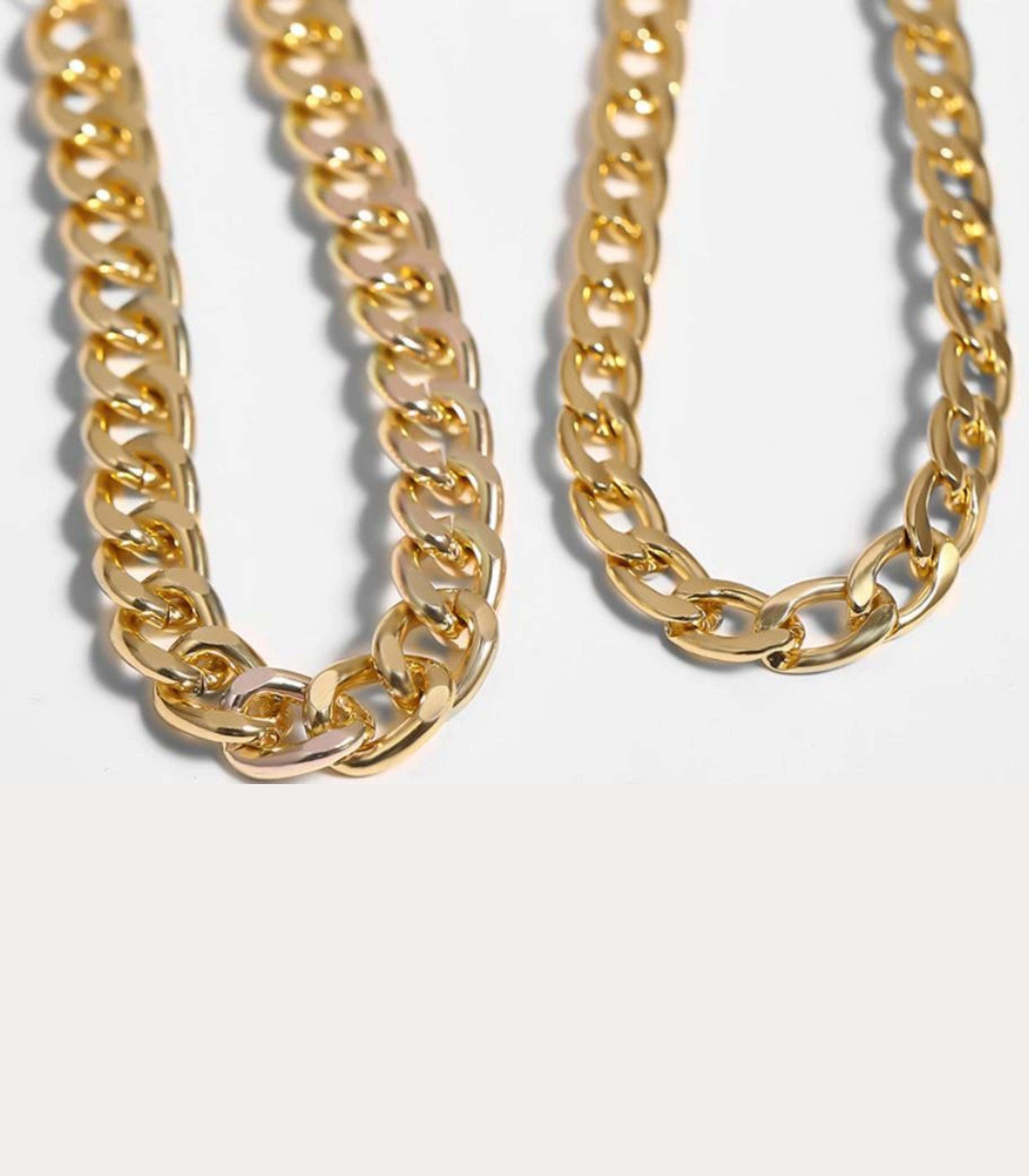 Blushing Resolve Chain link necklace