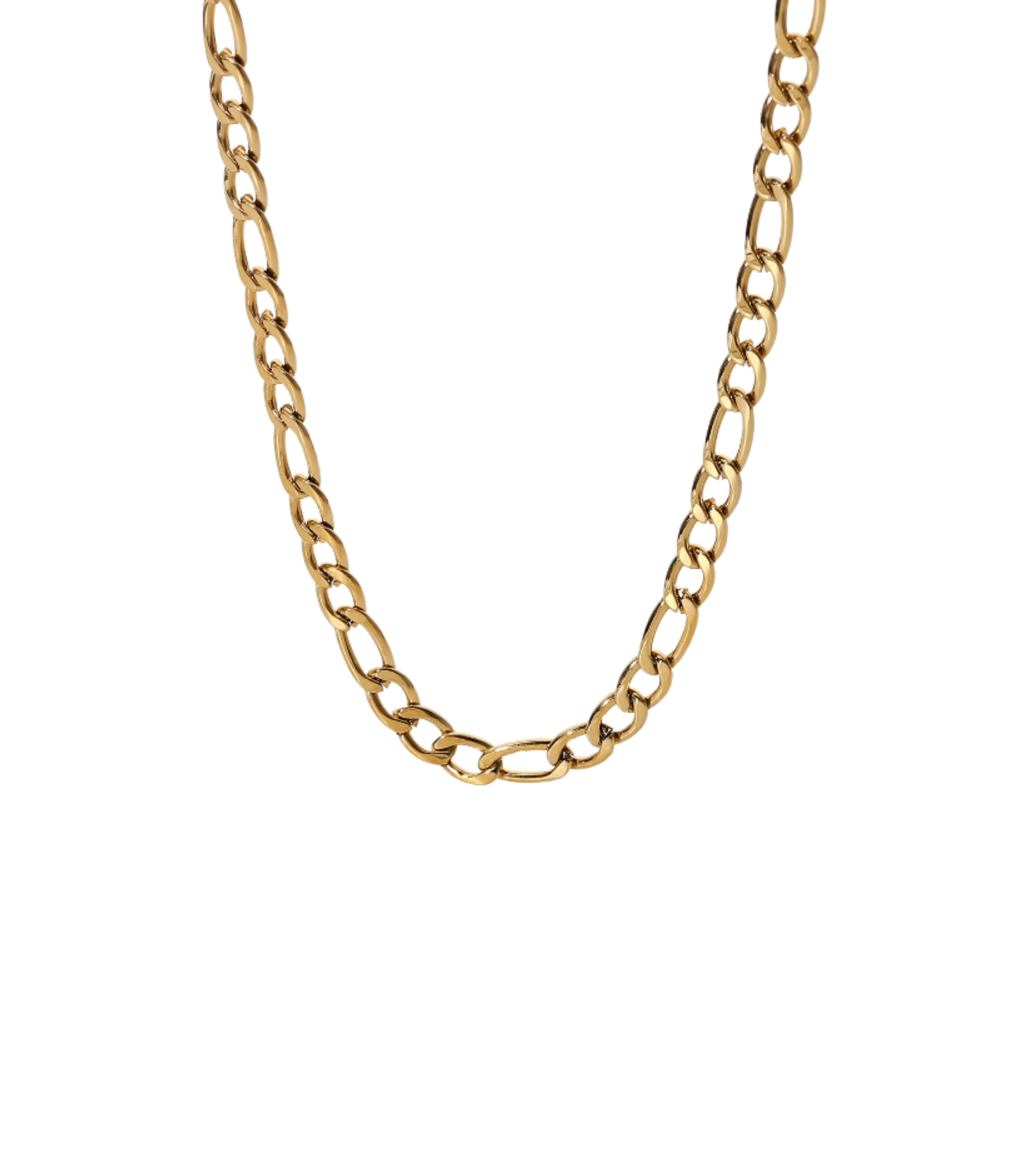 Figaro chain link necklace