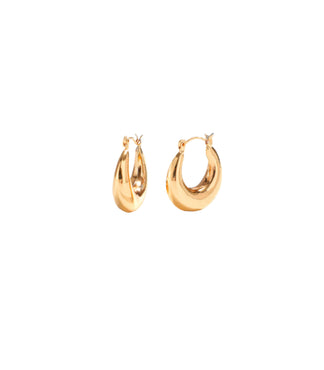 Celeste 14k gold filled hoop earrings