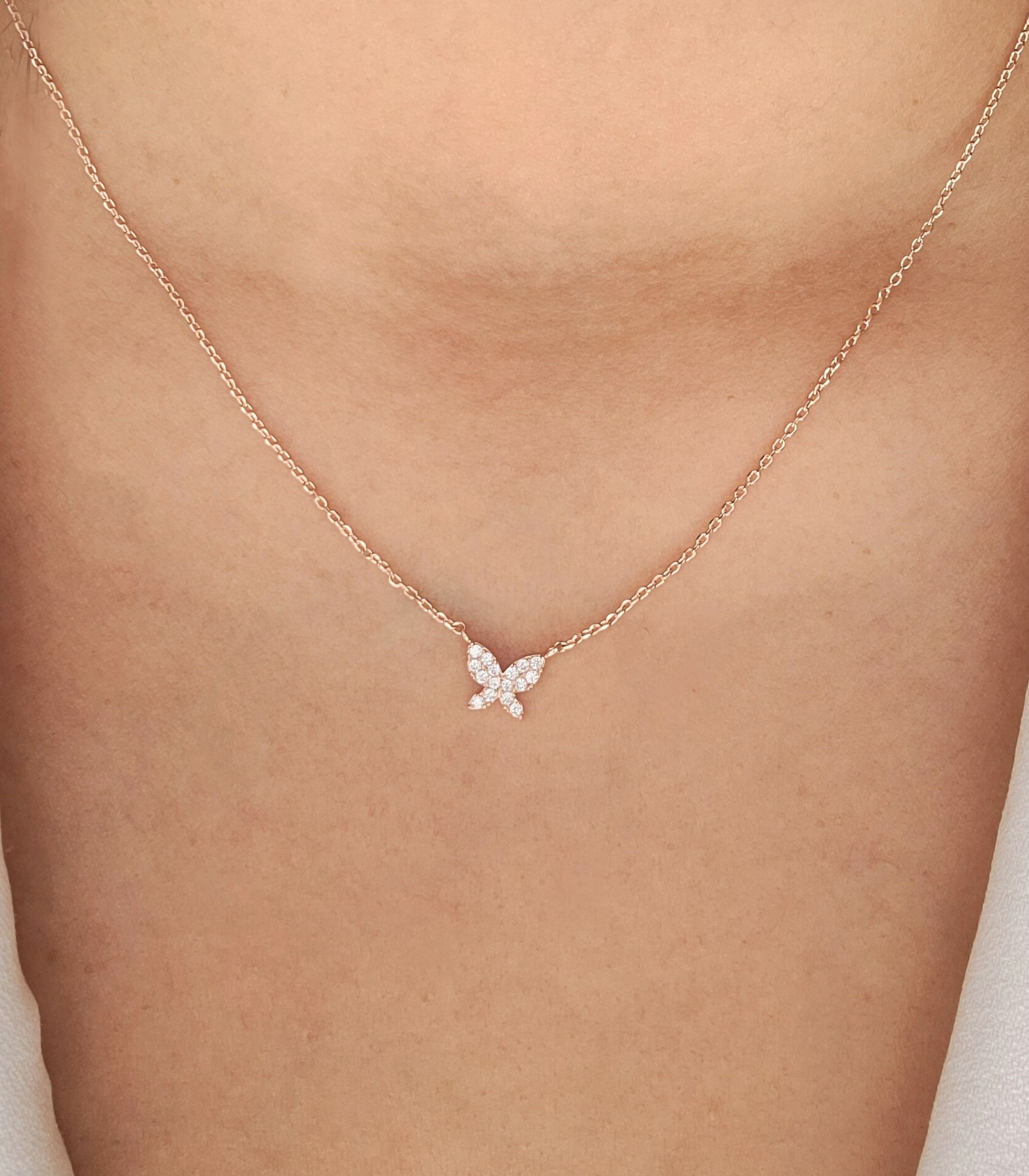 Amira butterfly necklace