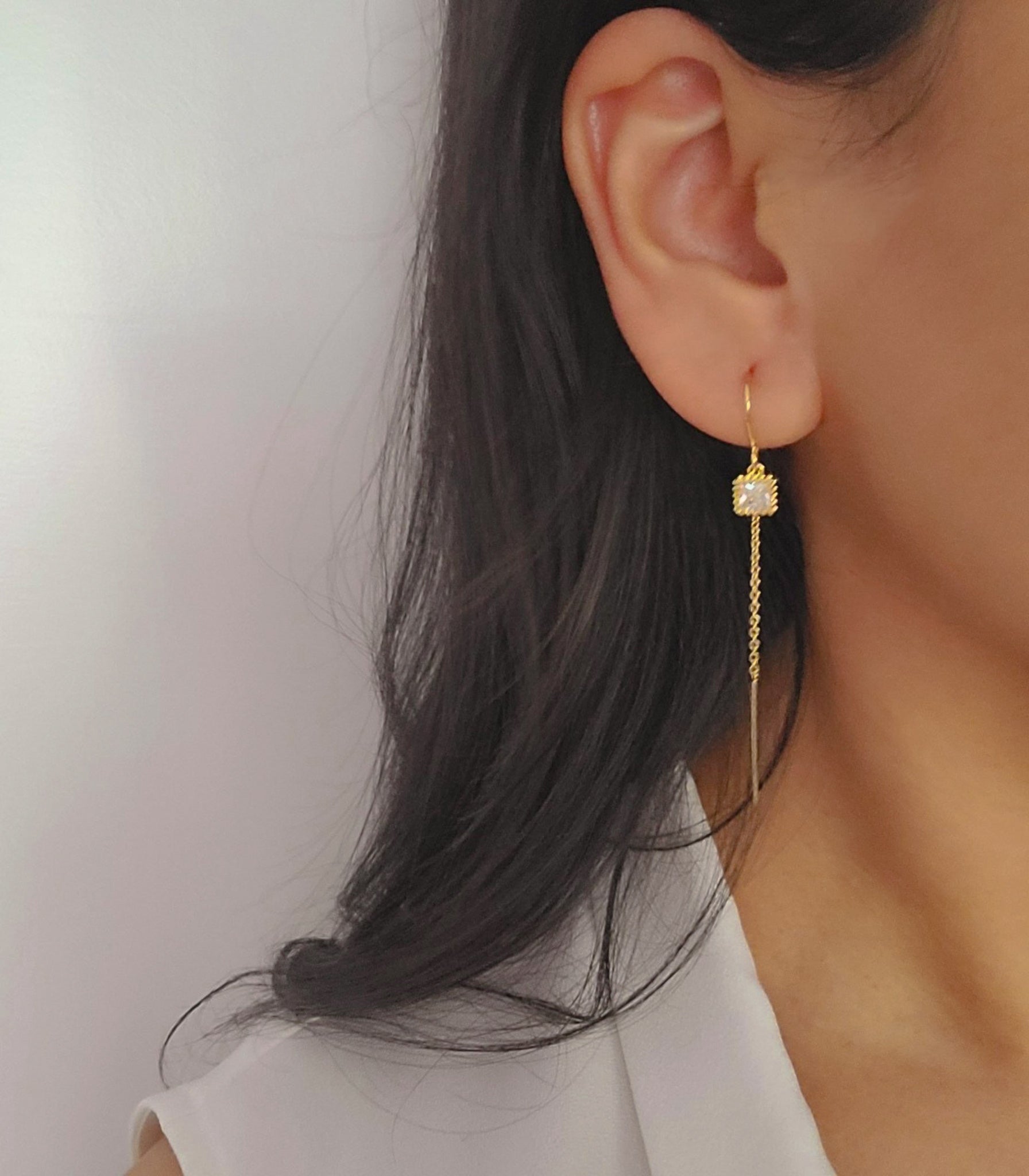 Aya Threader Earrings