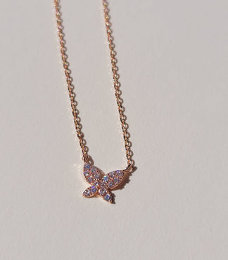 Amira butterfly necklace